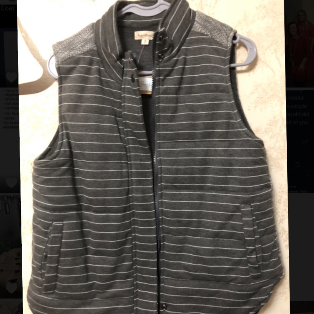 Women's gray vest